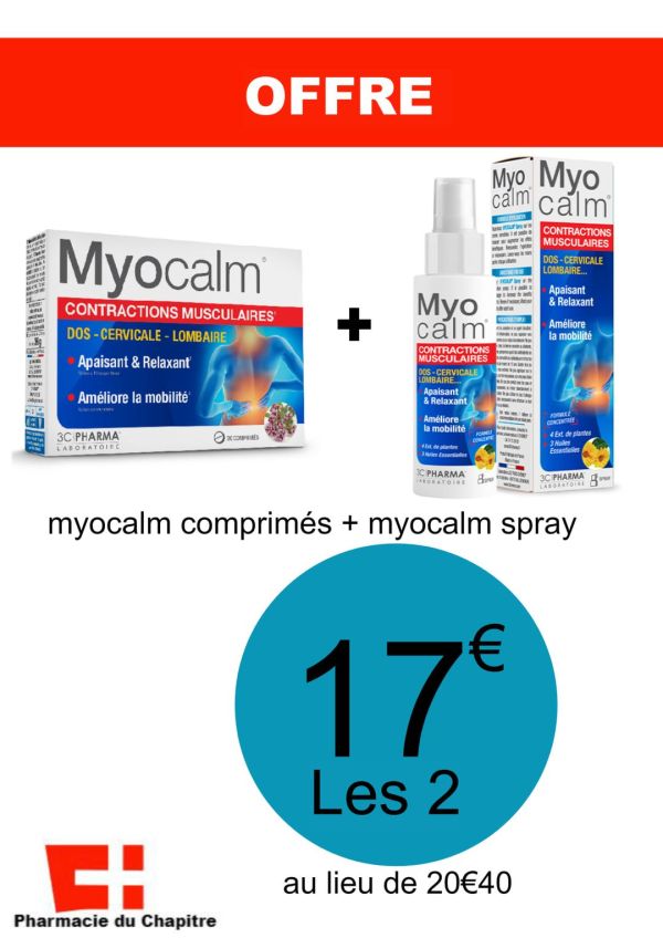 Offre sur les myocalm !