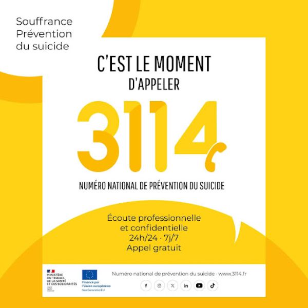 Journée mondiale de la prévention du suicide 🕊️