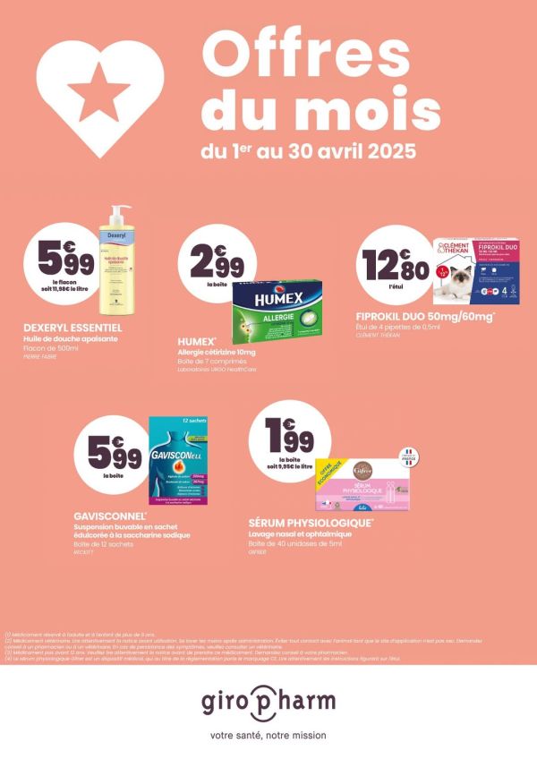 🎉 OFFRES MOIS D'AVRIL