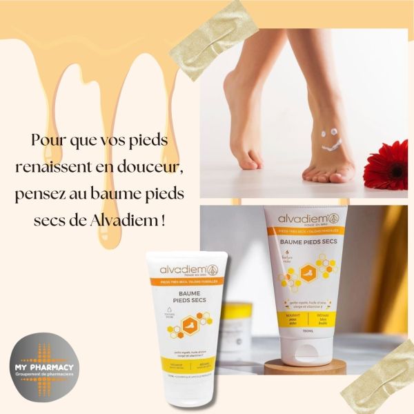 👣 Des pieds en pleine forme avec le Baume Pieds Alvadiem !