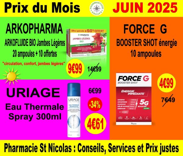 🌟 Découvrez notre affiche des Prix du Mois de Juin ! 🌟