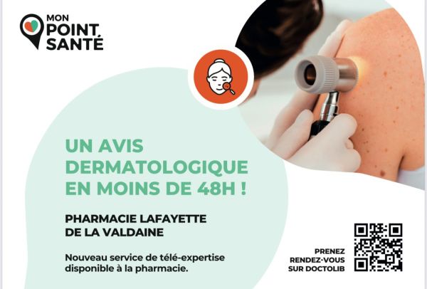 🩺 Télé-expertise dermatologique à la pharmacie : rapide, efficace, approuvée par nos patients !