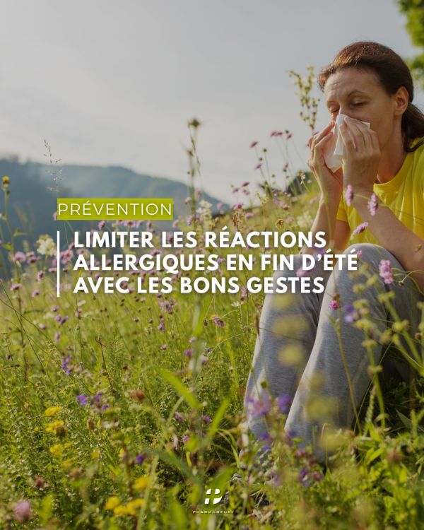 🌾 Même à la fin de l’été, les allergènes sont toujours présents.