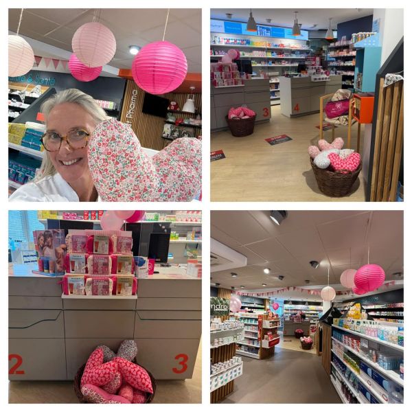 Sous le ciel bleu de Dinard, la pharmacie de la Côte d’Emeraude voit la vie en rose 🩷