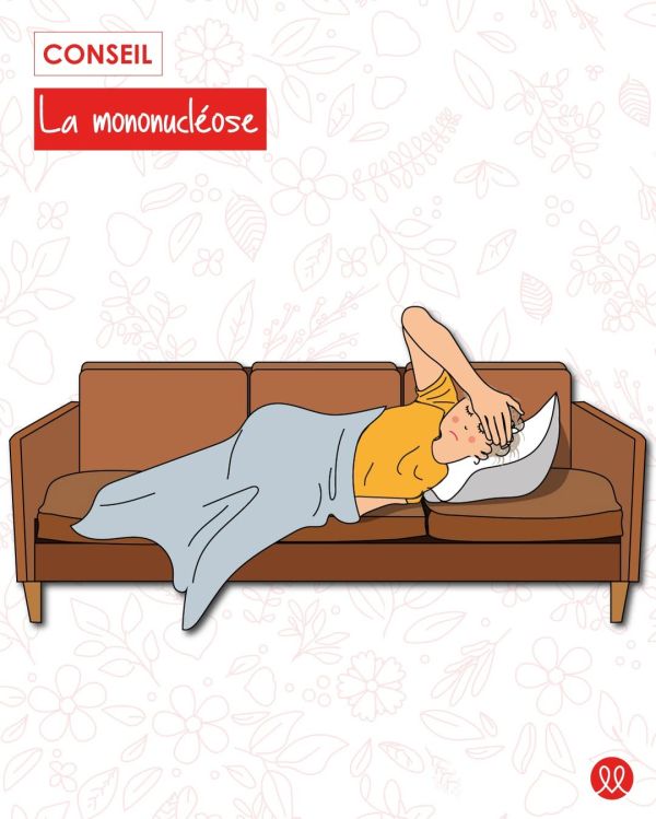 La mononucléose, ou “maladie du baiser”