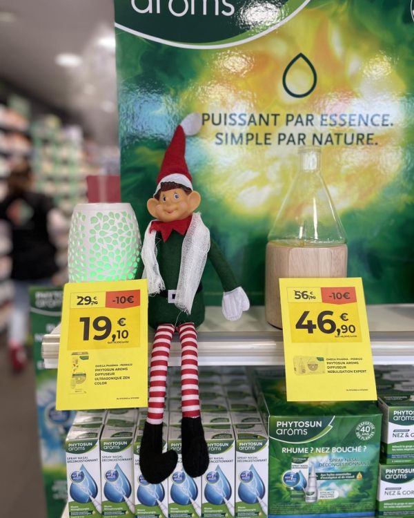 🚨Un petit lutin farceur c’est invité dans votre Pharmacie Lafayette de Ham 😬