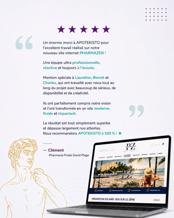 “Une équipe ultra professionnelle, réactive et toujours à l’écoute…” 💜