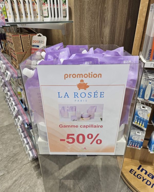 Profitez de 50% sur toute la gamme capillaire la Rosée !!!!