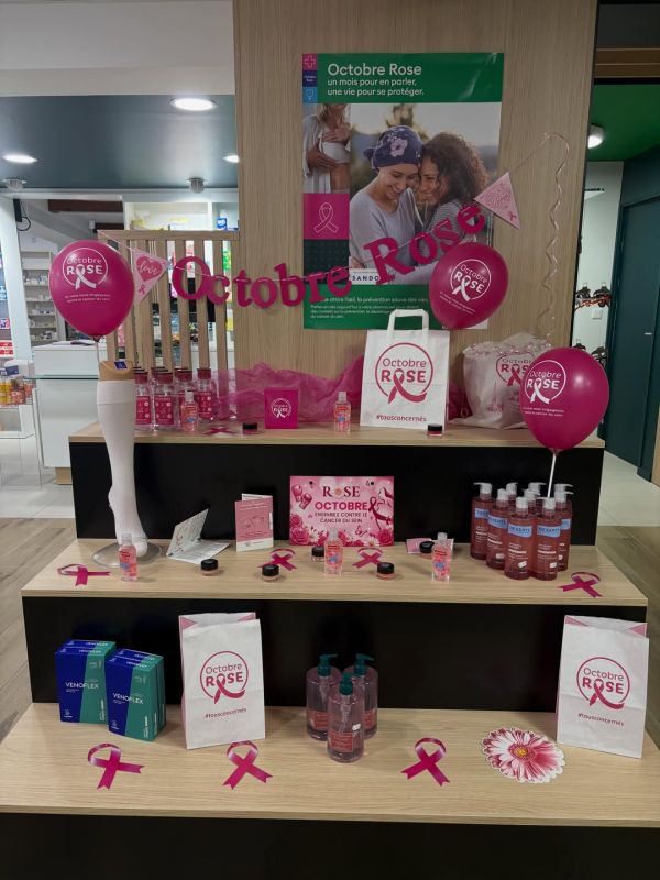 🌸 Octobre Rose : votre pharmacie s’engage ! 🎀