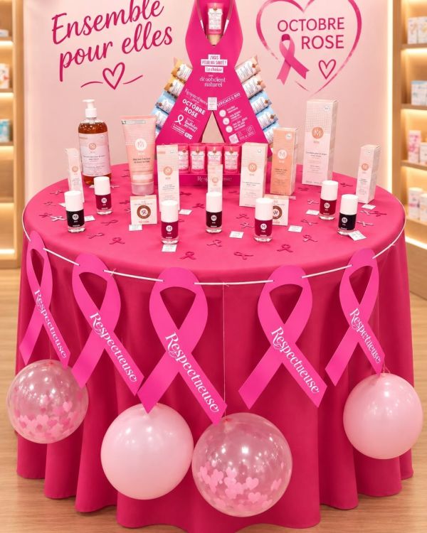🎀 En octobre, on parle du rose… mais surtout de santé.
