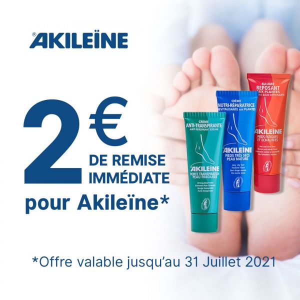 Akileine -2 € sur