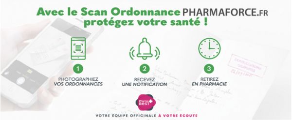 Scan d&#039;ordonnances sur Pharmaforce.fr