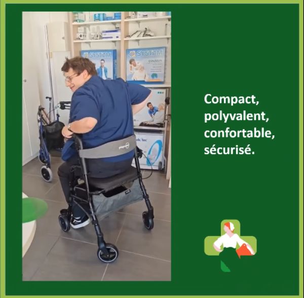🚶‍♂️ **Le déambulateur léger, pratique et sécurisé
