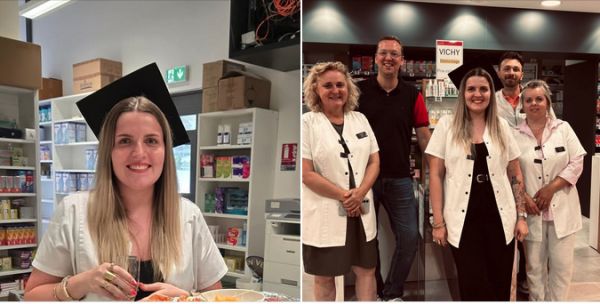 Félicitations à Chloé notre apprentie qui obtient son diplôme de préparatrice en pharmacie !! 🤩🤩🤩