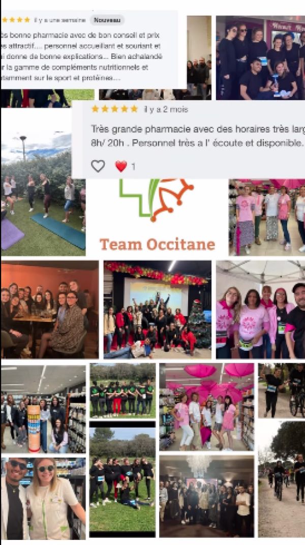 Toute l’équipe de la pharmacie vous remercie sincèrement pour la confiance que vous nous accordez.