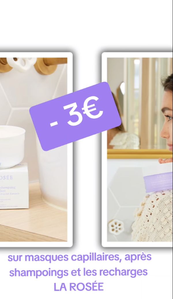 🌸 -3€ sur les masques capillaires