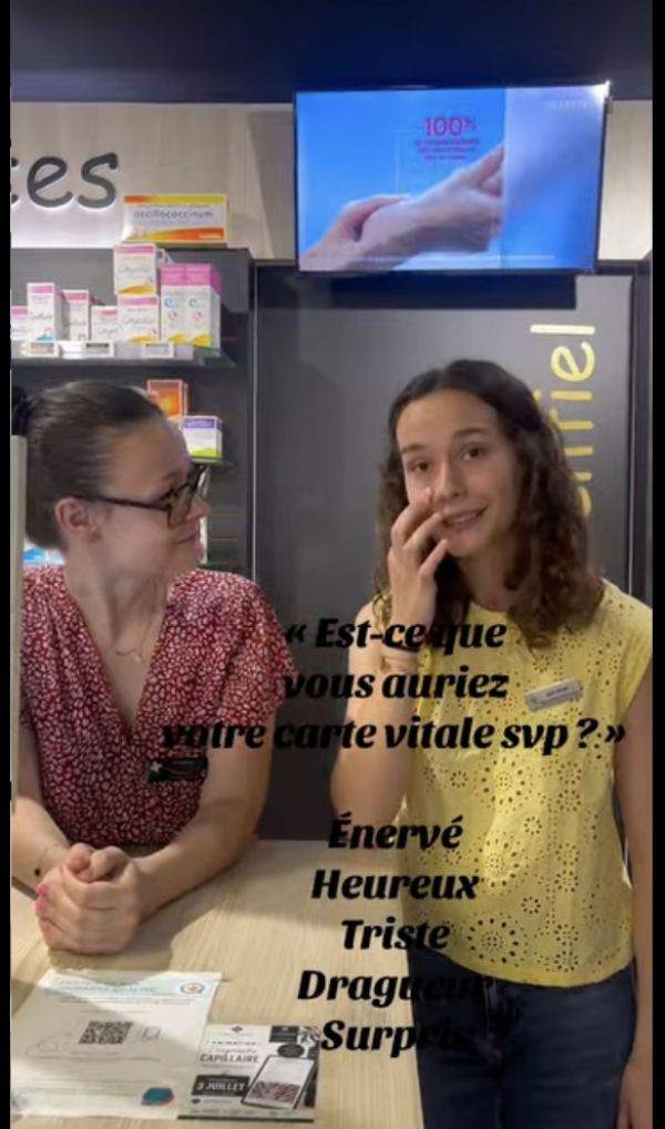 S’il y a bien une phrase que l’on répète toute la journée à la pharmacie, c’est :