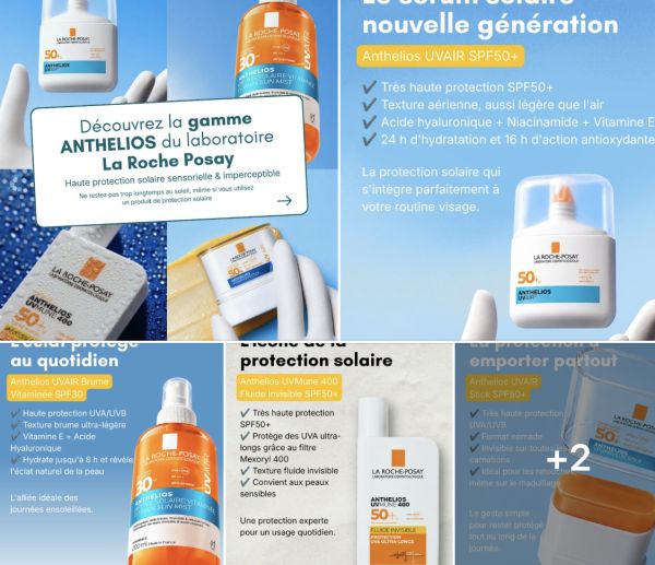 ☀️ Cet été, faites confiance à Anthelios, la gamme de protection solaire de La Roche-Posay.