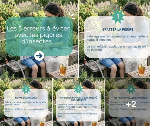 🦟 PIQÛRES D’INSECTES : AGIR VITE POUR ÉVITER LES RÉACTIONS