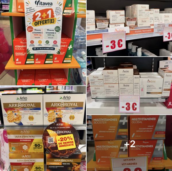 🍂✨ LES PROMOS DU MOIS SONT ARRIVÉES À LA PHARMACIE ! ✨🍂