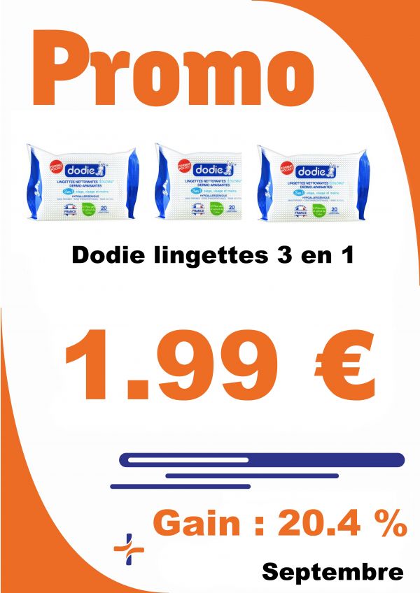 Lingettes Dodie