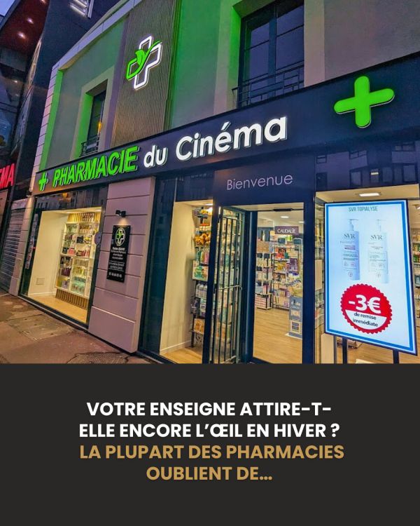 Votre enseigne attire-t-elle encore l'oeil en hiver ? ❄️