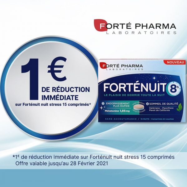 Forte Pharma -1 € Forténuit