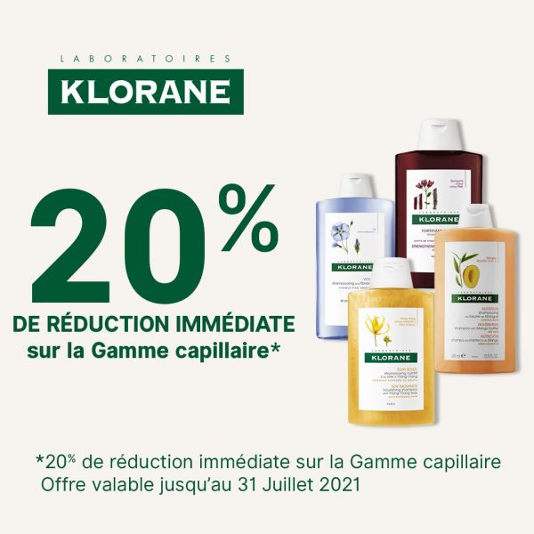 Klorane -20% sur